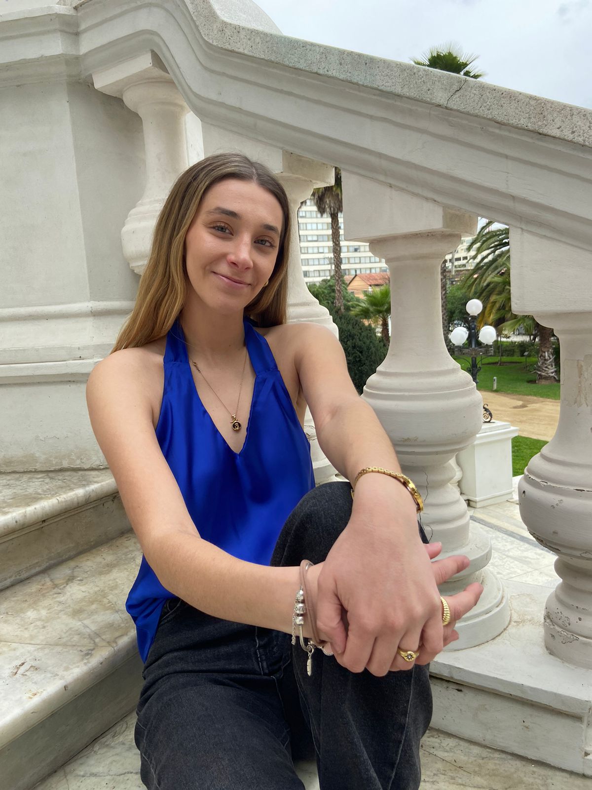 TOP TRINI AZUL