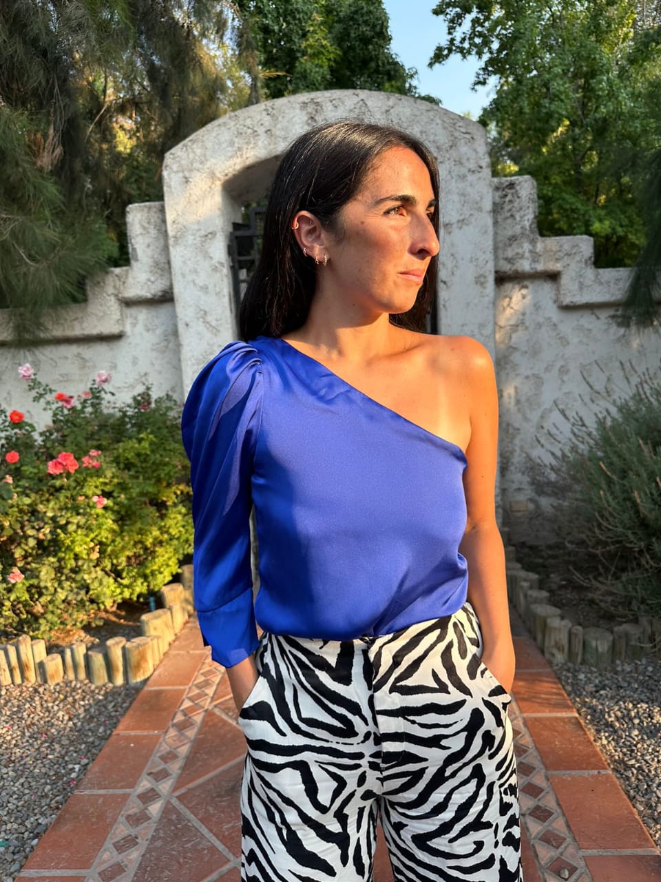 TOP JULIETA AZUL